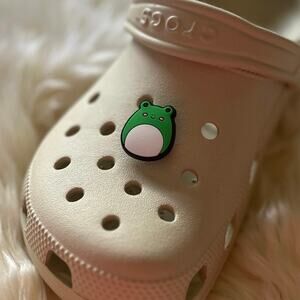 Croc Jibbitz | Squishmallows Wendy the Green Frog Charm | Cute Gift